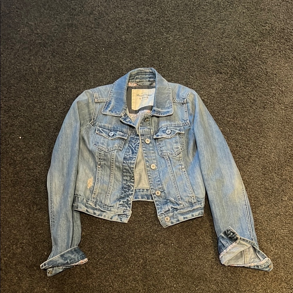 Abercrombie & Fitch Blue Denim Jacket